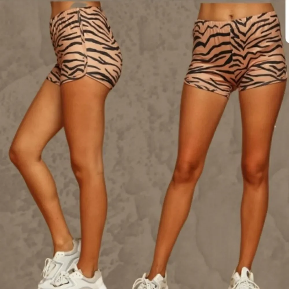 Heart & Hips Tiger Stripe Shorts